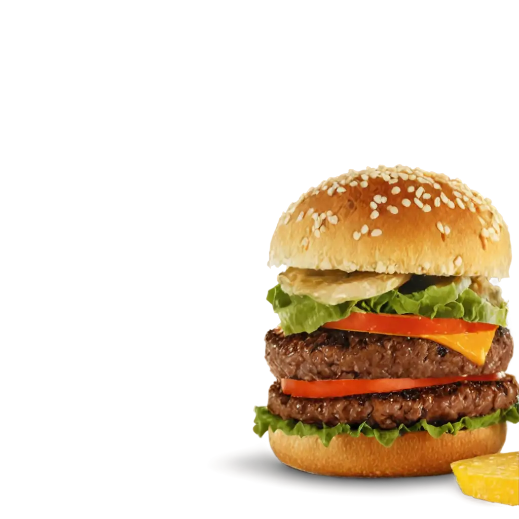 Stunning-Burger-PNG-Image-for-All-Your-Digital-Needs