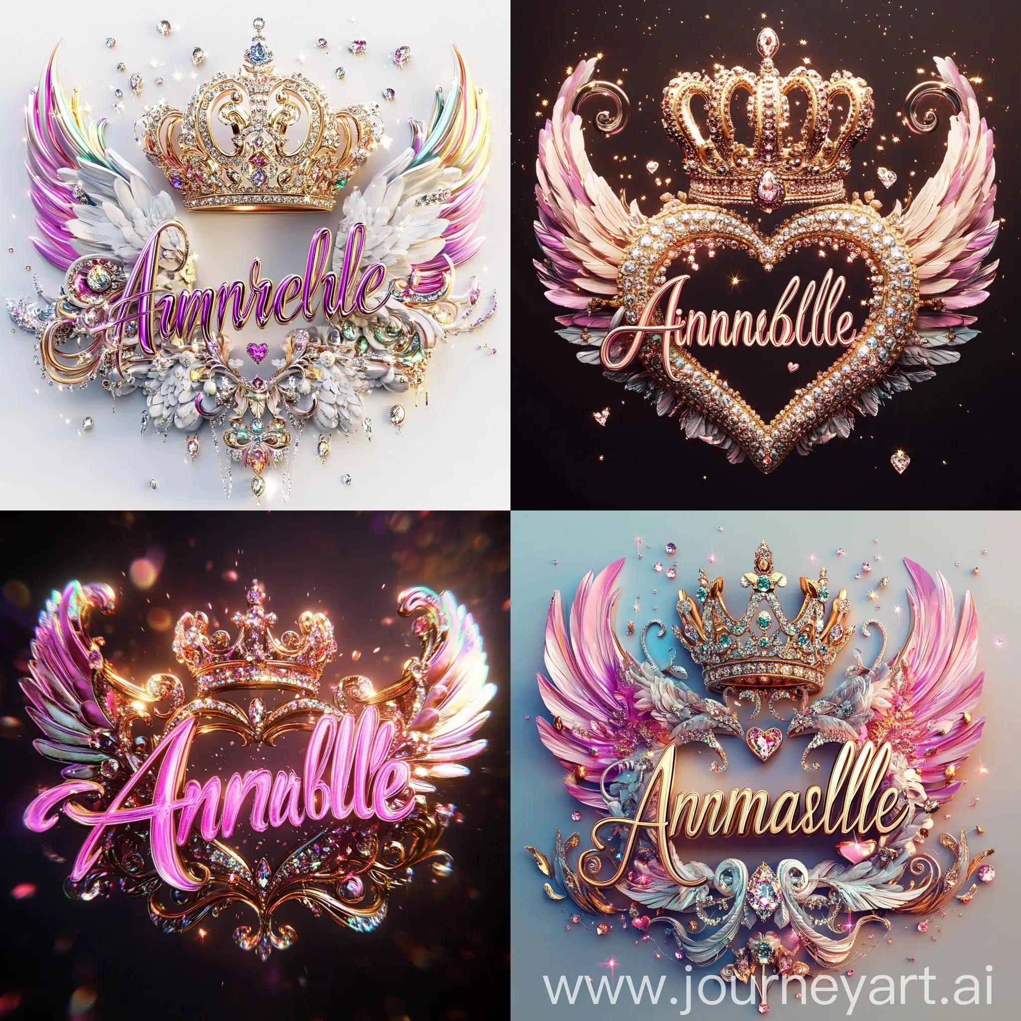 Elegant-3D-Typography-Name-Annabelle-with-Crown-Diamonds-and-Angel-Wings