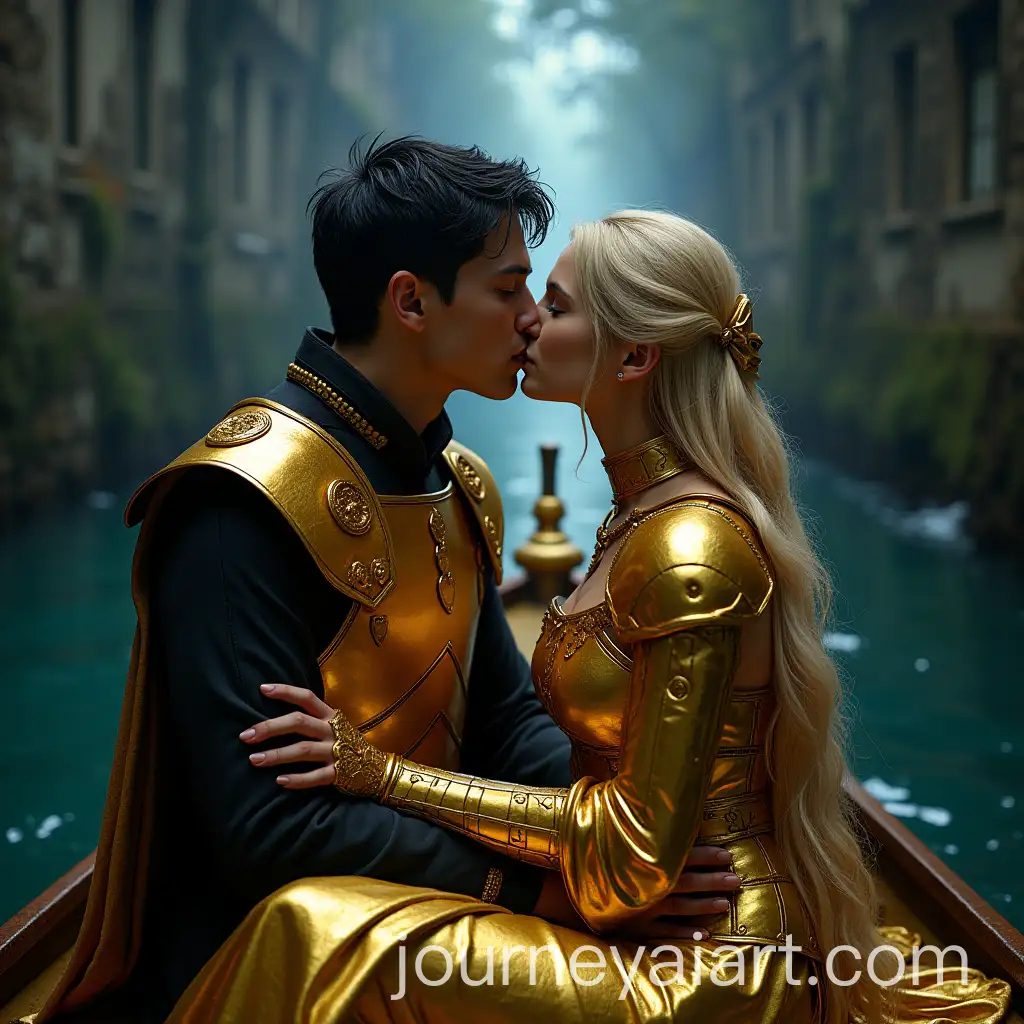 Passionate-Reunion-of-Fated-Mates-on-a-Canal-Boat-in-a-Fantasy-World