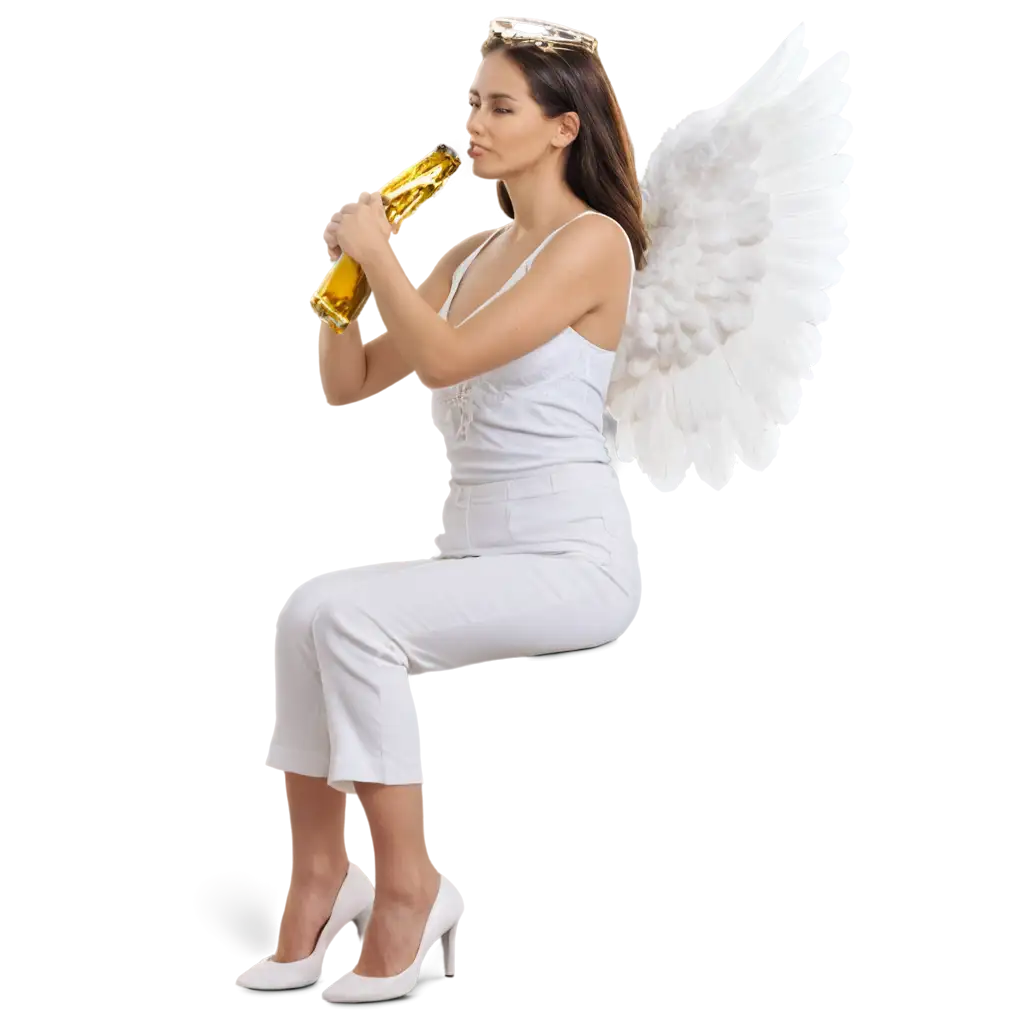 Angel-Drinking-Beer-PNG-Image-Heavenly-Relaxation-with-Divine-Brew