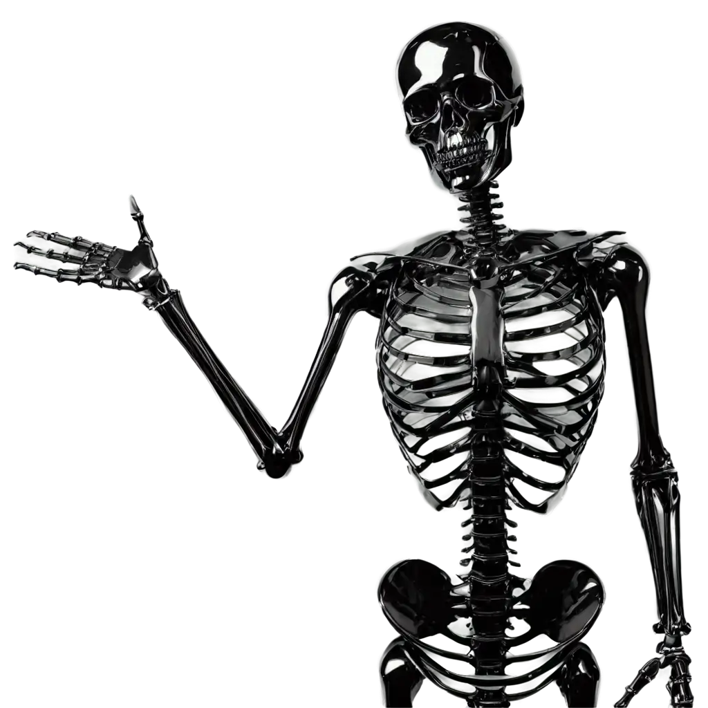HighQuality-Metal-Skeleton-PNG-with-Glossy-Shiny-Finish-for-Versatile-Use