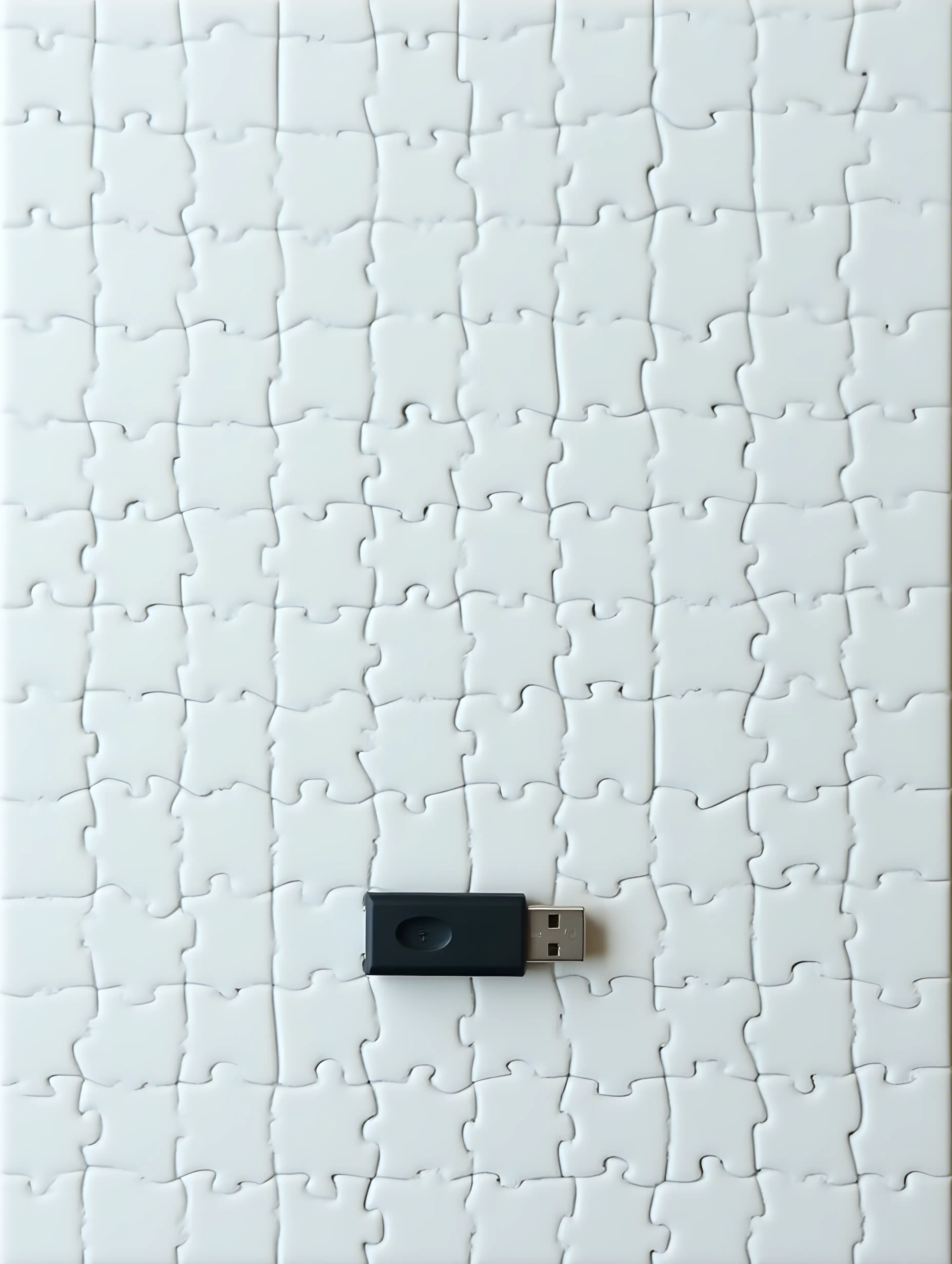 Puzzle-with-Digital-Data-and-USB-Stick