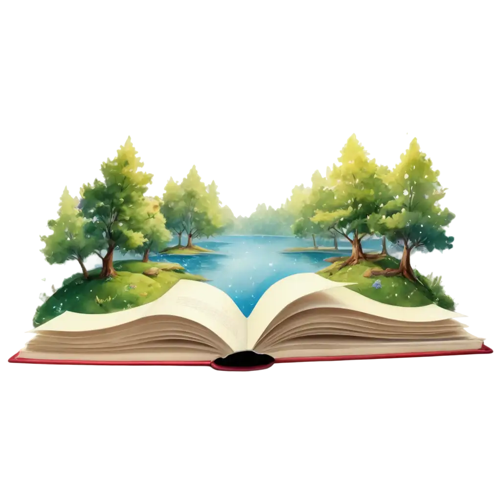 Explore-a-Magical-World-Within-an-Open-Book-Enchanting-PNG-Image-for-Dreamlike-Visuals