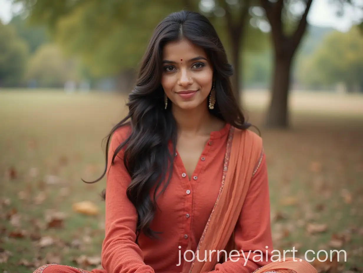 Stunning-Female-Indian-Model-in-Fashionable-Outfit