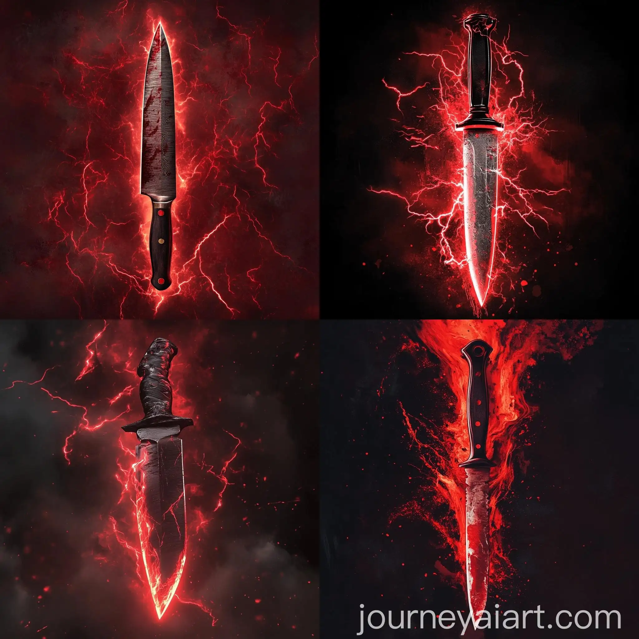 Sharp-Knife-with-Red-Storms-YouTube-Channel-Logo-Design