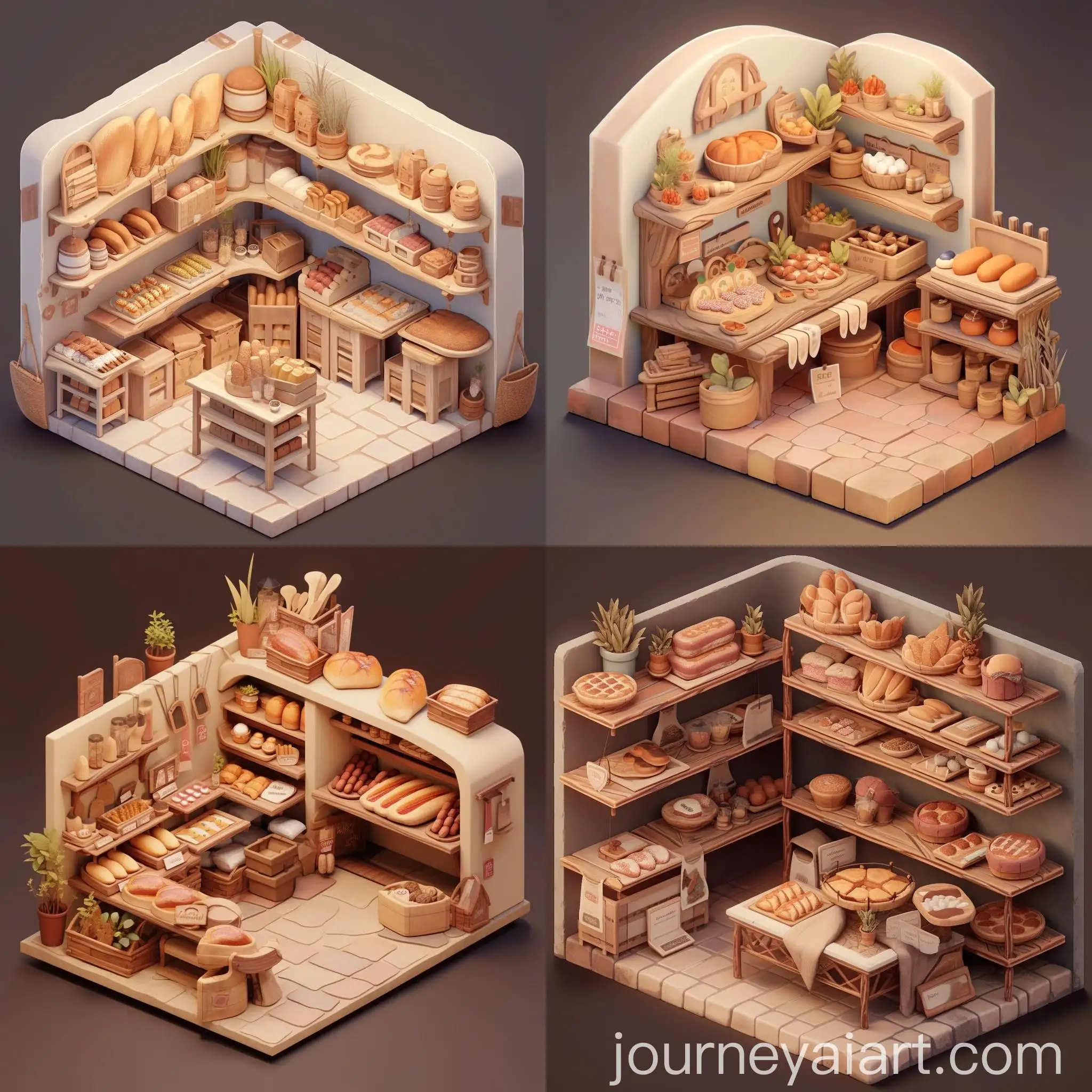 Artisan-Bakery-with-Rustic-Wood-Flooring-and-Bread-Art-Decor