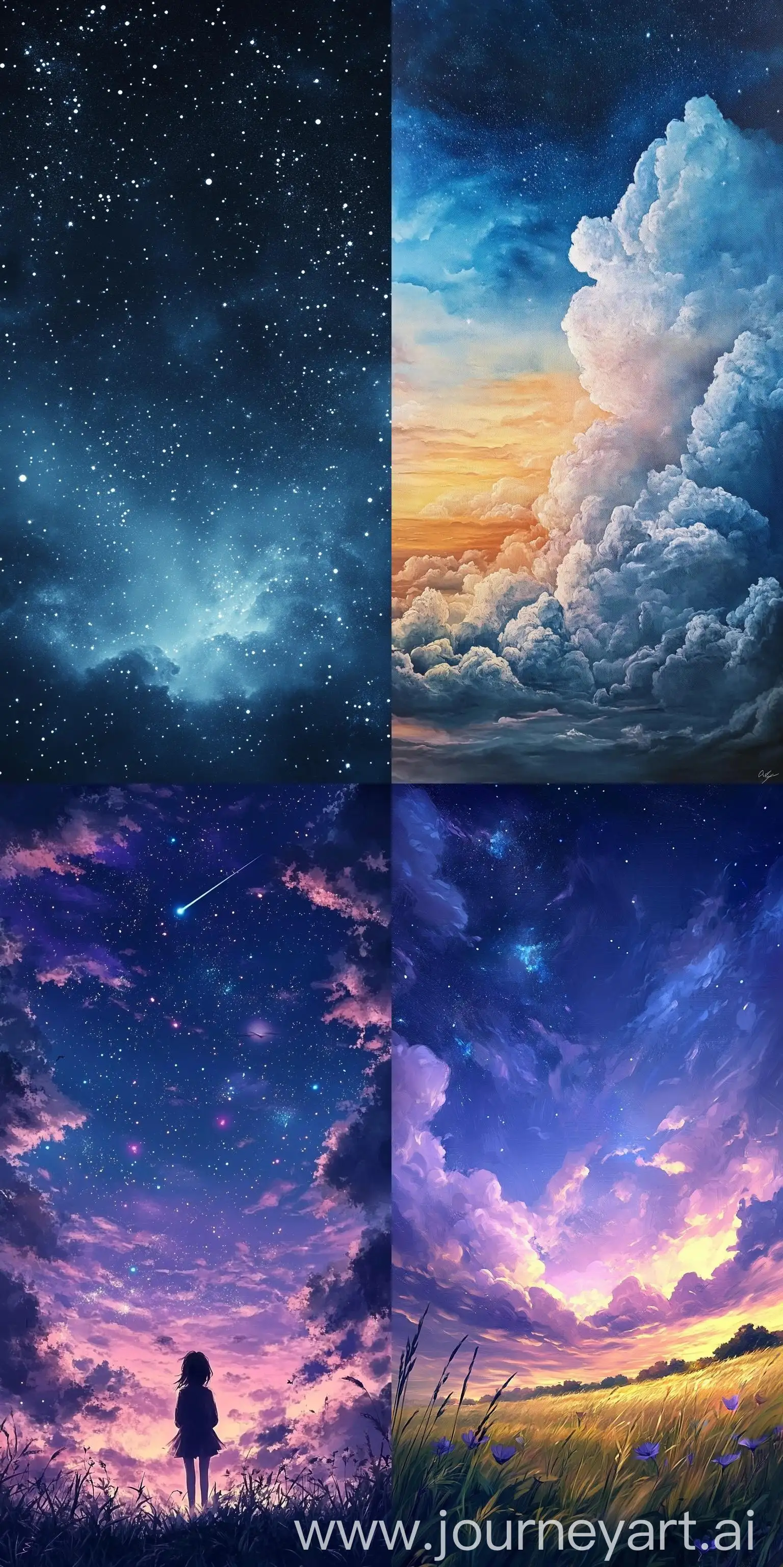 Infinite-Sky-Wallpaper-Day-and-Night-Merge-with-Stars-and-Dawn