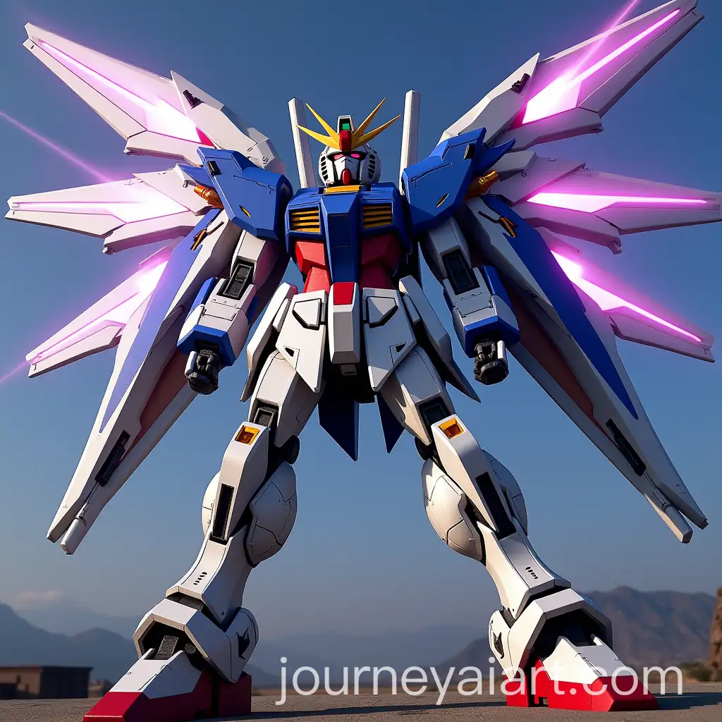 Gundam-Mighty-Strike-Freedom-in-Dynamic-Action-Pose
