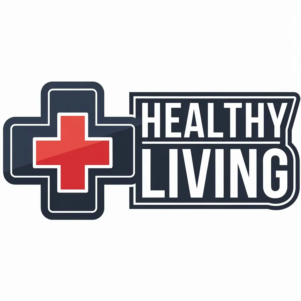 LOGO Design for Healthy Living Medical Assistance Symbol with Moderate and Clear Background