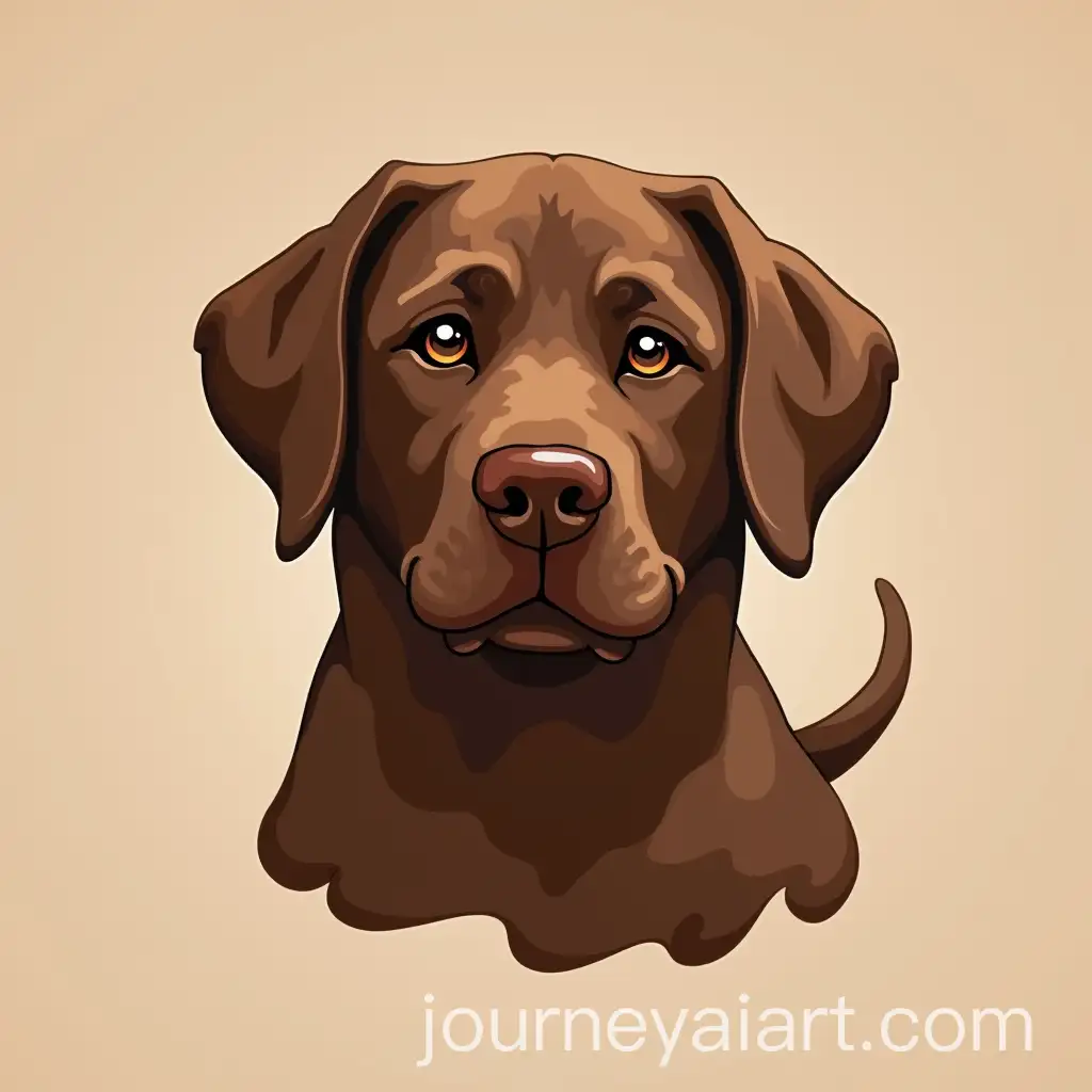 Home-Bakery-Logo-Featuring-a-Chocolate-Labrador