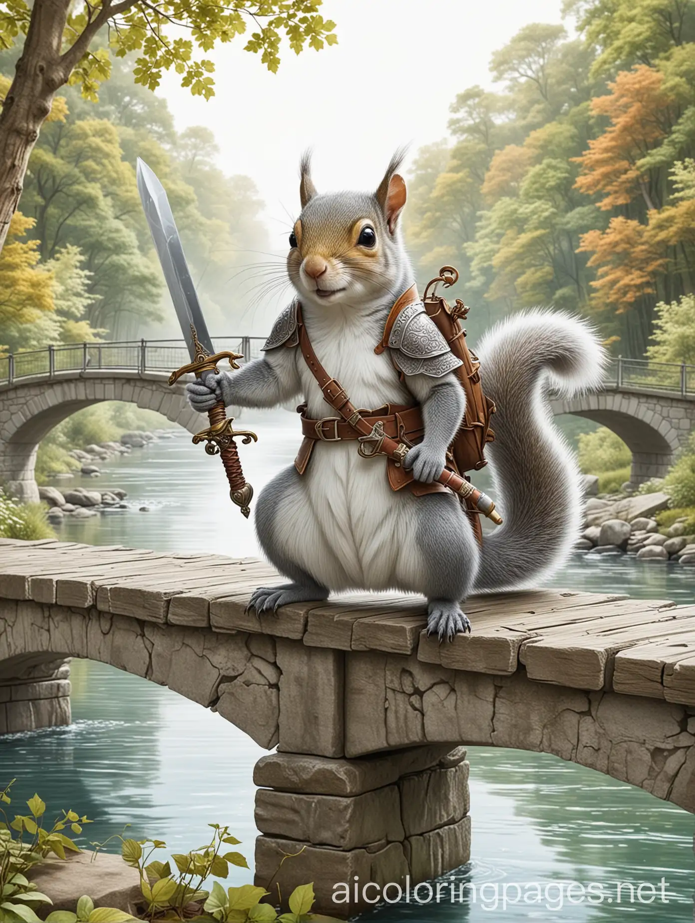 Fantasy-Squirrel-Warrior-on-a-Bridge