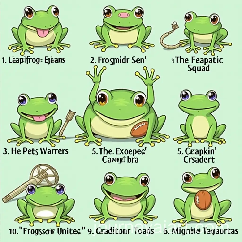 FrogThemed-Football-Team-in-Action