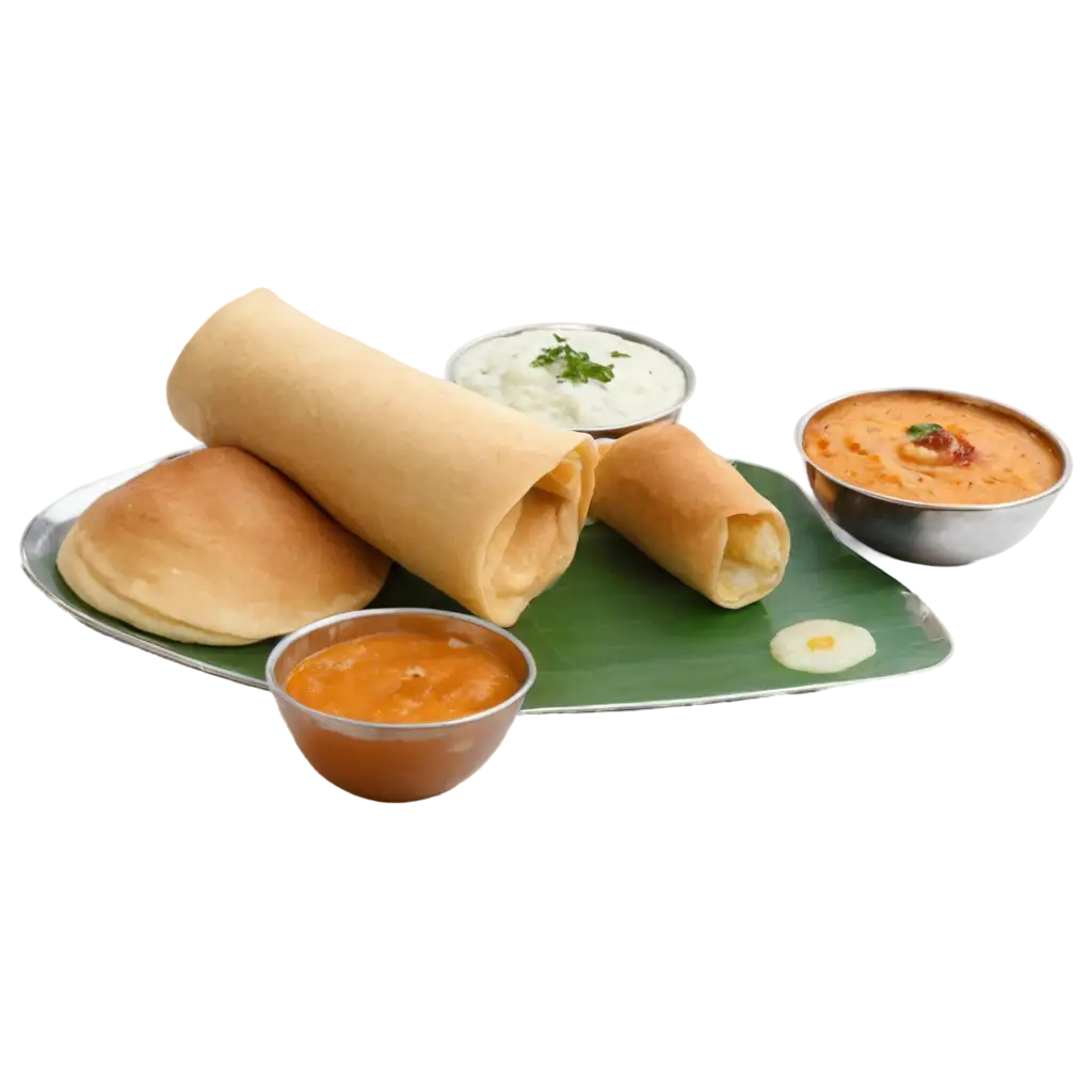 Discover-the-Flavors-of-South-India-HighQuality-PNG-Image-of-Idly-and-Dosa-Breakfast