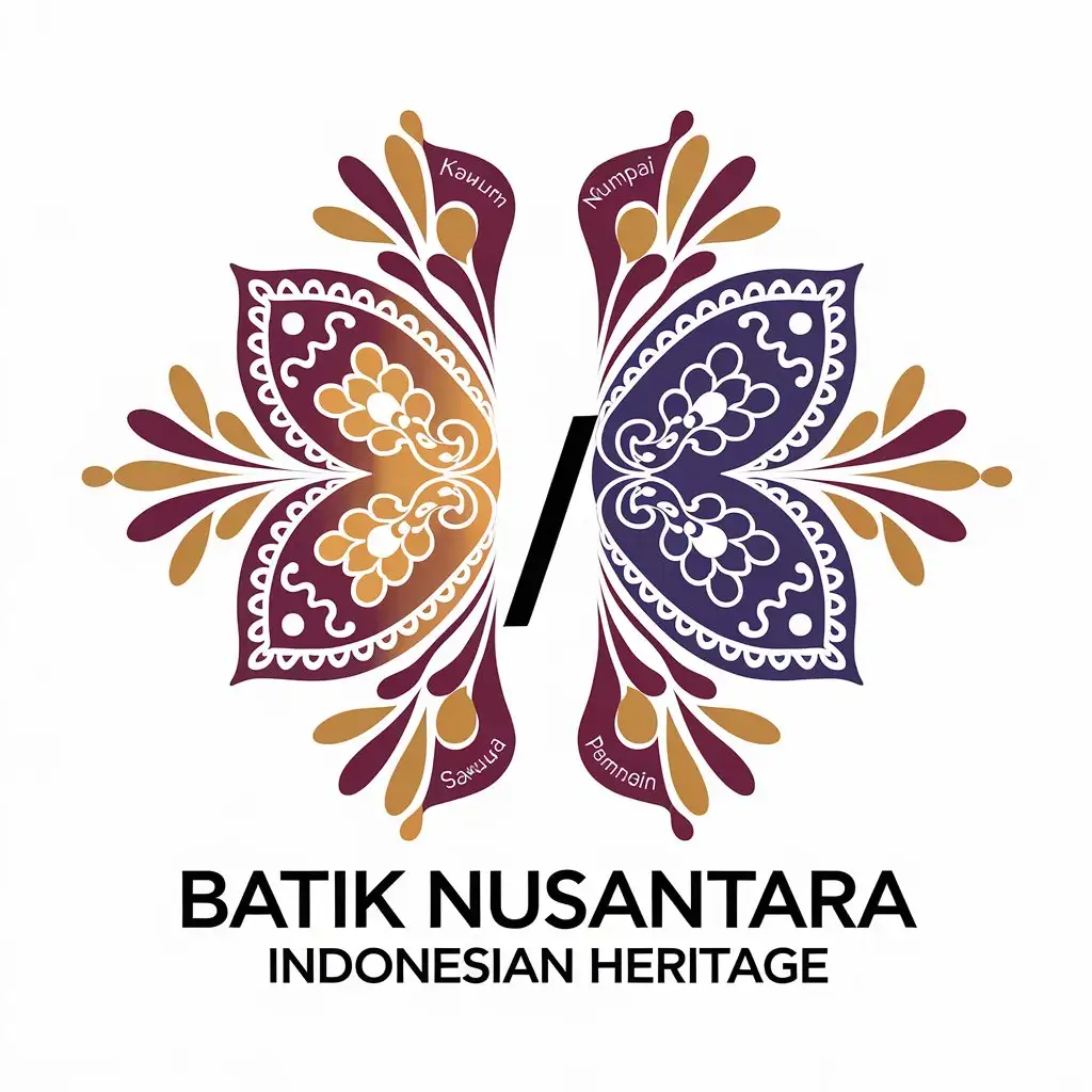 LOGO Design for Batik Nusantara Traditional Indonesian Heritage with Harmonious Patterns