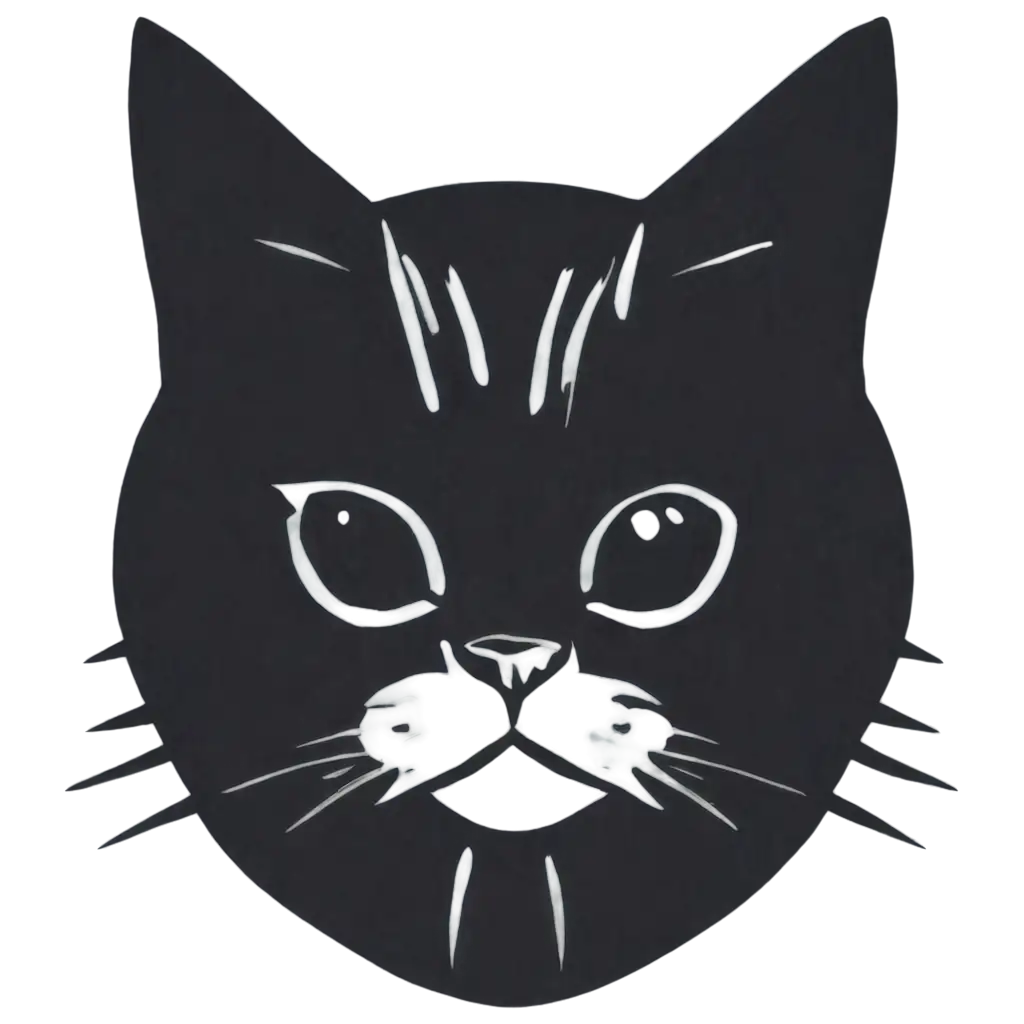 Unique-Cat-Logo-Design-for-TShirt-in-PNG-Format-Perfect-for-Fashion-and-Branding