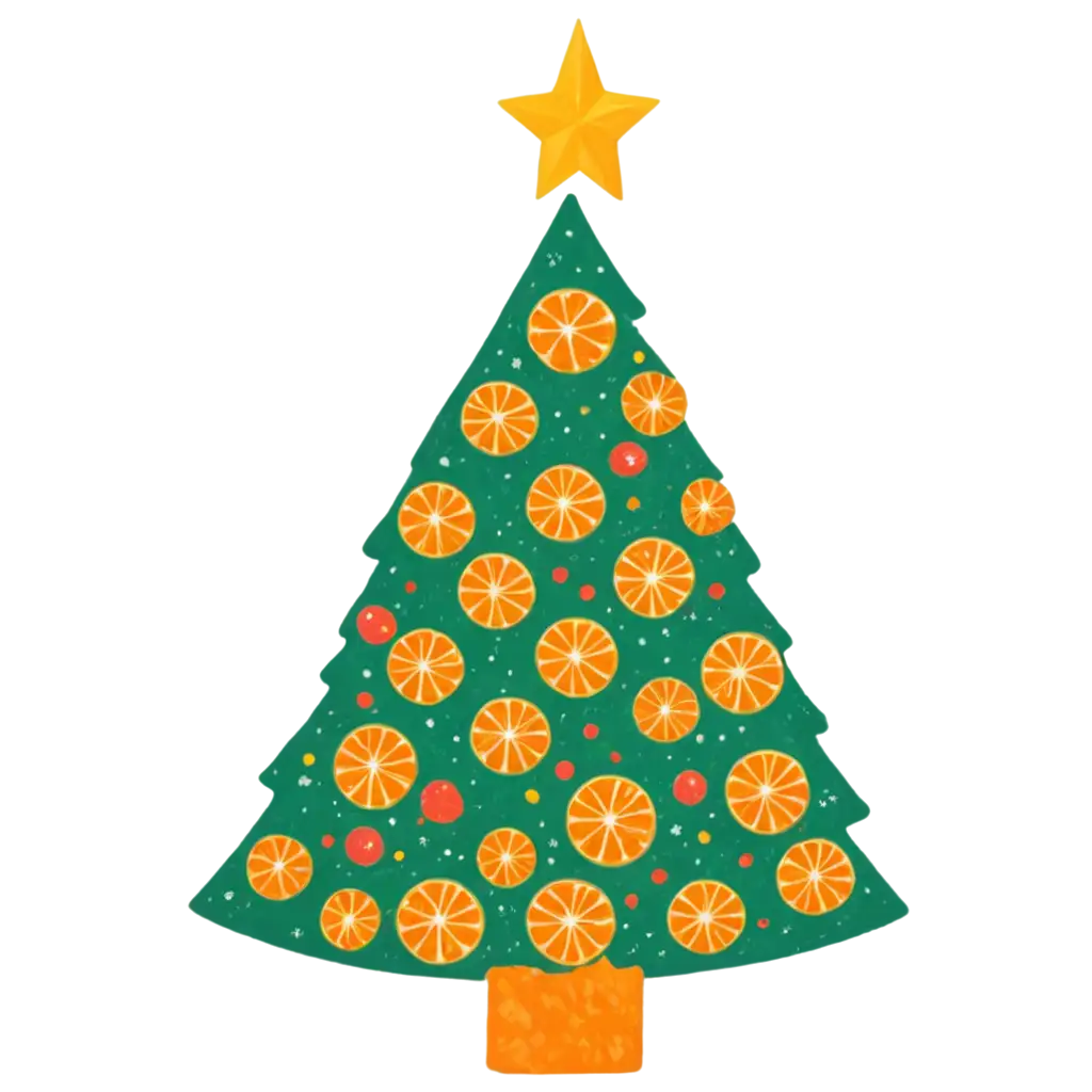 HighQuality-PNG-of-a-Christmas-Tree-Toy-with-a-Big-Slice-of-Mandarin