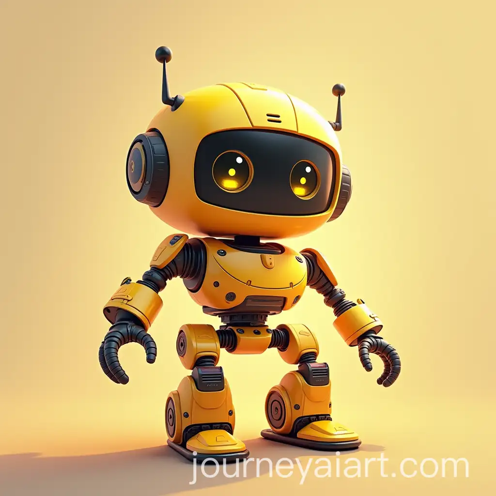 Robot-Under-Sunny-Sky-AI-Art-Image
