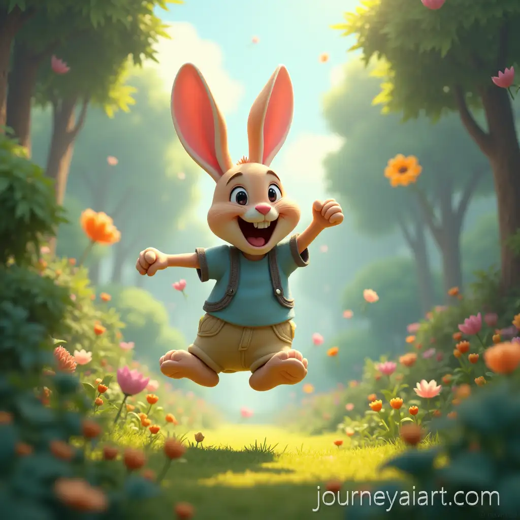 3D-Disney-Pixar-Style-Rabbit-Falling-into-Cyber-Network