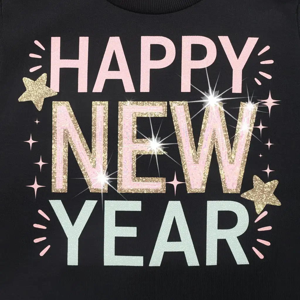 Glittery-Graphic-Tee-for-a-Festive-New-Year-Celebration