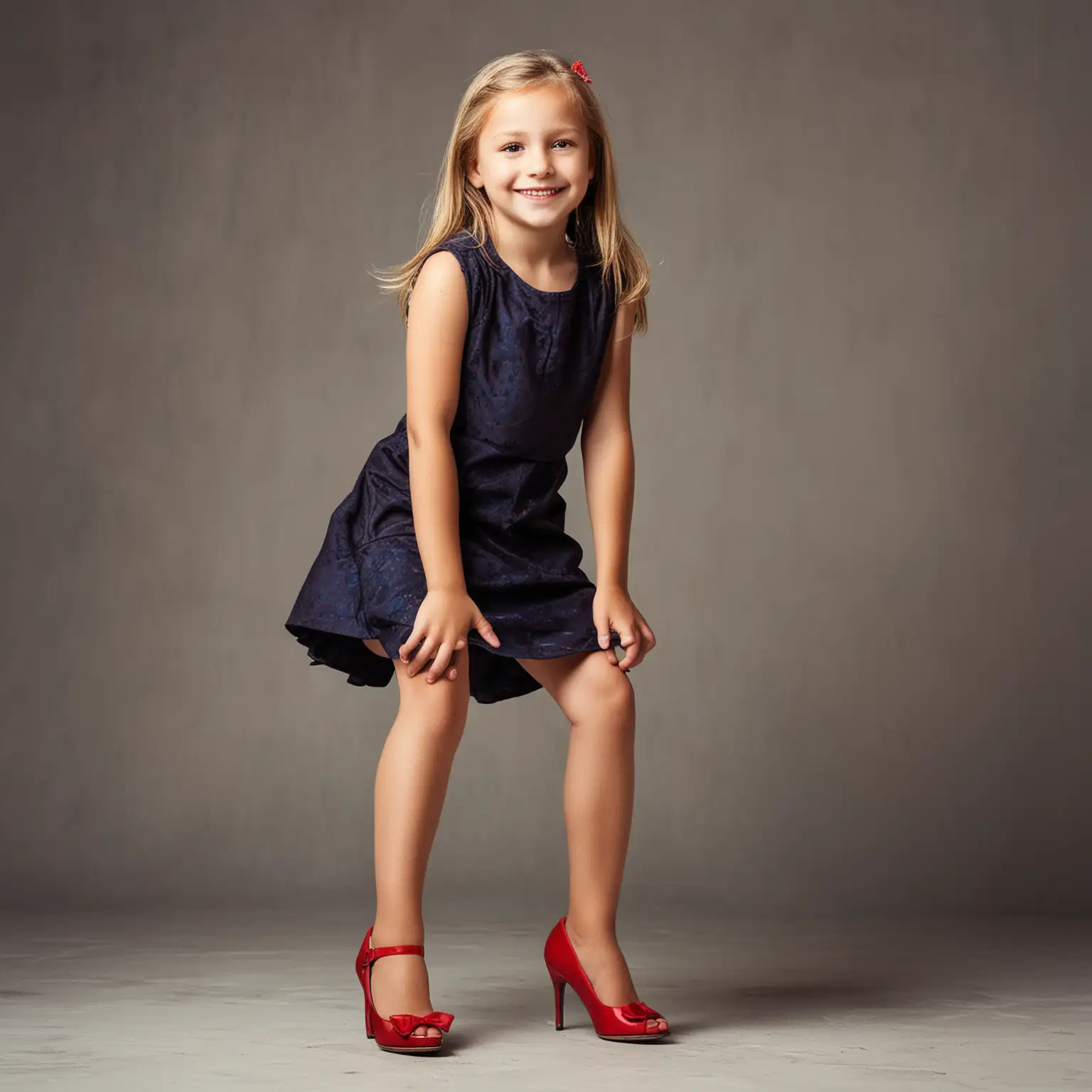 Portrait-of-a-Smiling-8YearOld-Child-Wearing-High-Heels