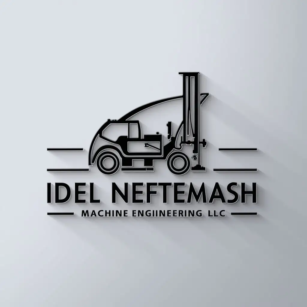 LOGO-Design-For-IDEL-NEFTEMASH-LLC-Mobile-Drilling-Rig-in-Machine-Engineering-Industry