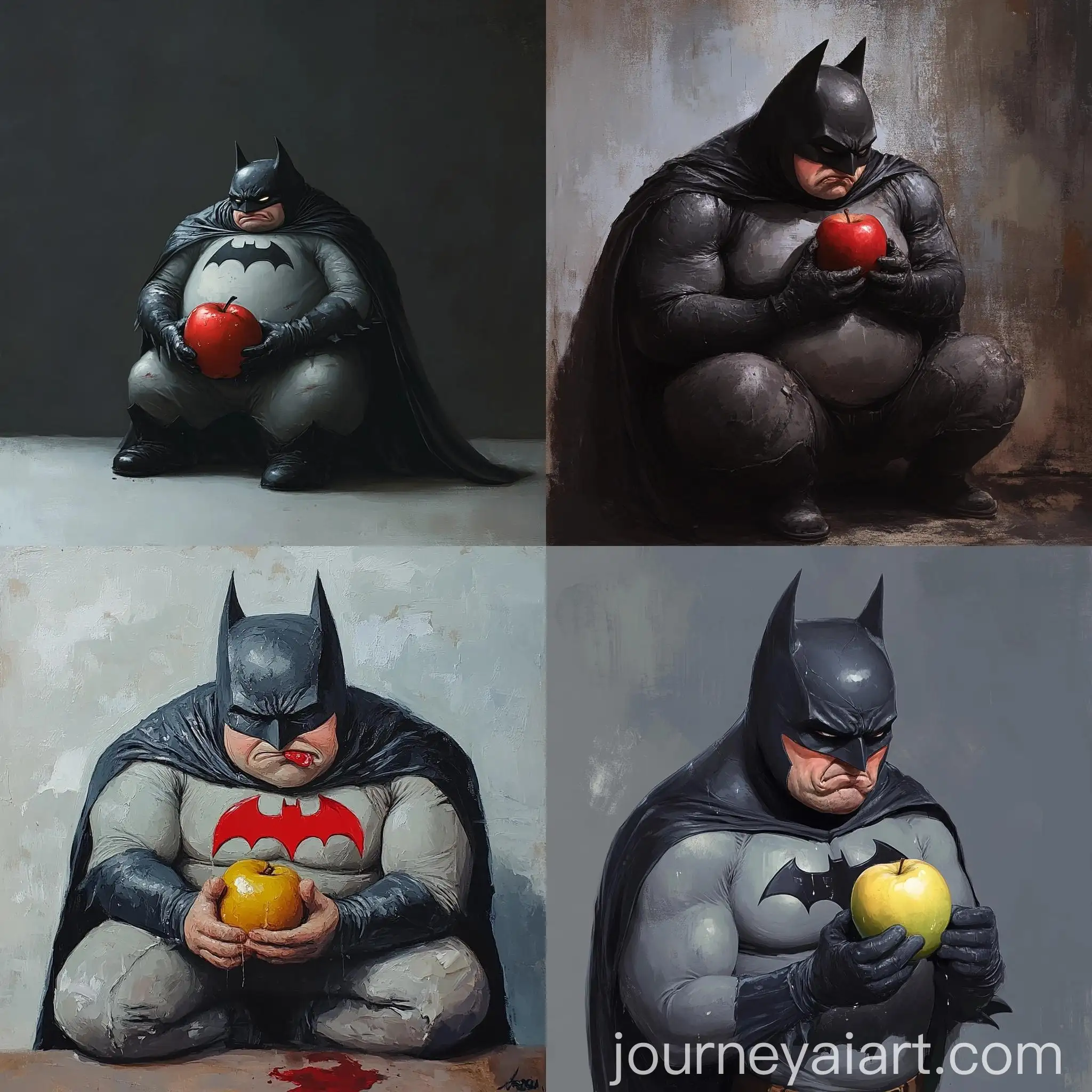 Sad-Batman-Eating-an-Apple