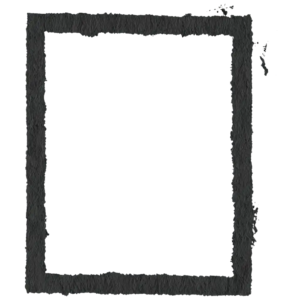 HighQuality-PNG-Image-with-Black-Torn-Paper-Thick-Frame-Enhance-Your-Design-with-Clarity-and-Detail