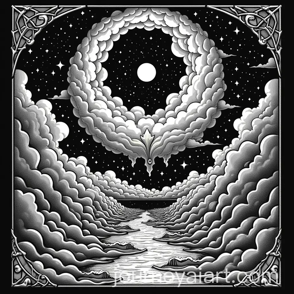 Eerie-Metalcore-Artwork-with-Occult-Imagery-and-Cosmic-Rage