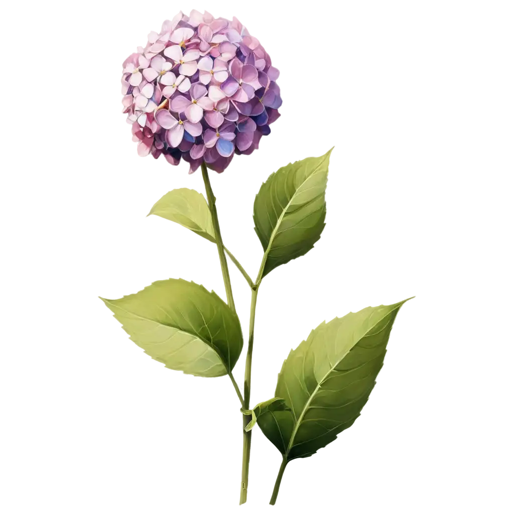 Stunning-Hydrangea-Flower-PNG-for-Art-and-Design-Projects