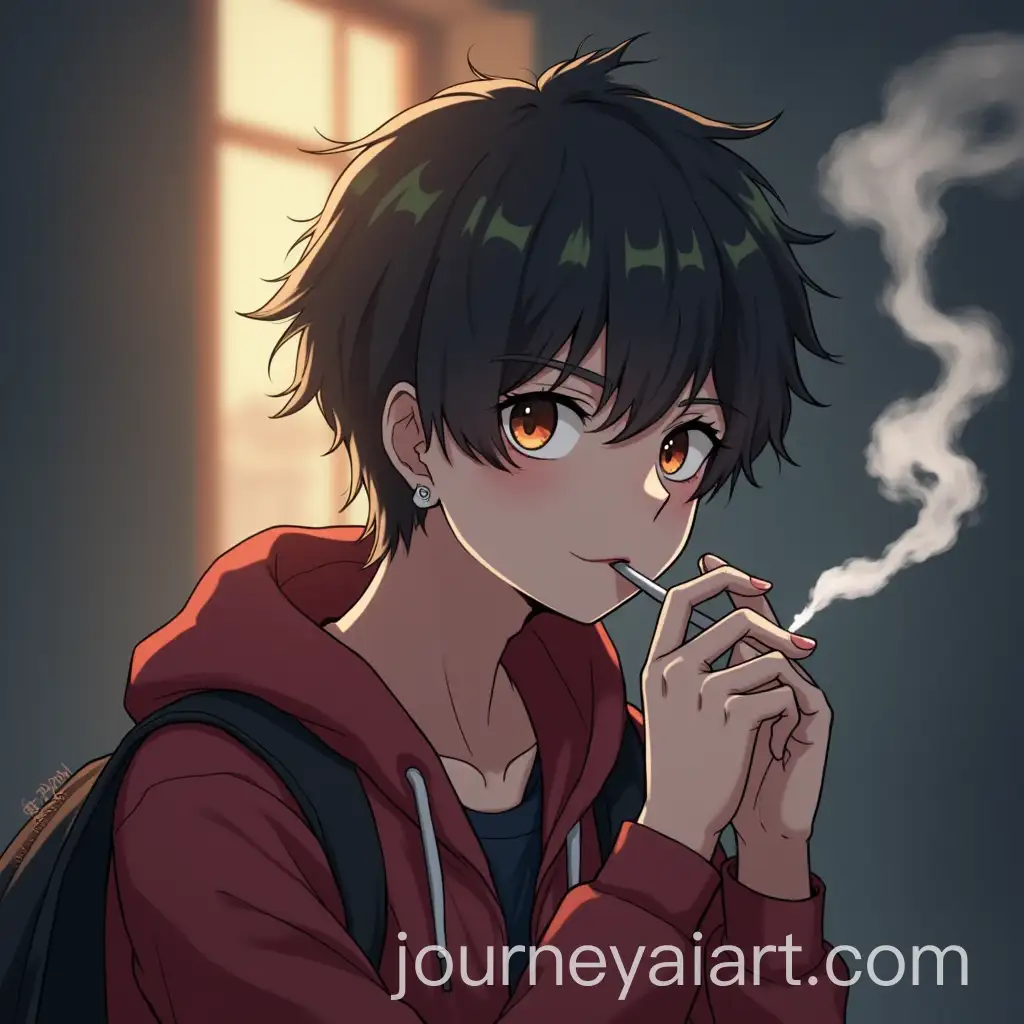 Anime-Boy-Smoking-in-a-Dimly-Lit-Urban-Setting