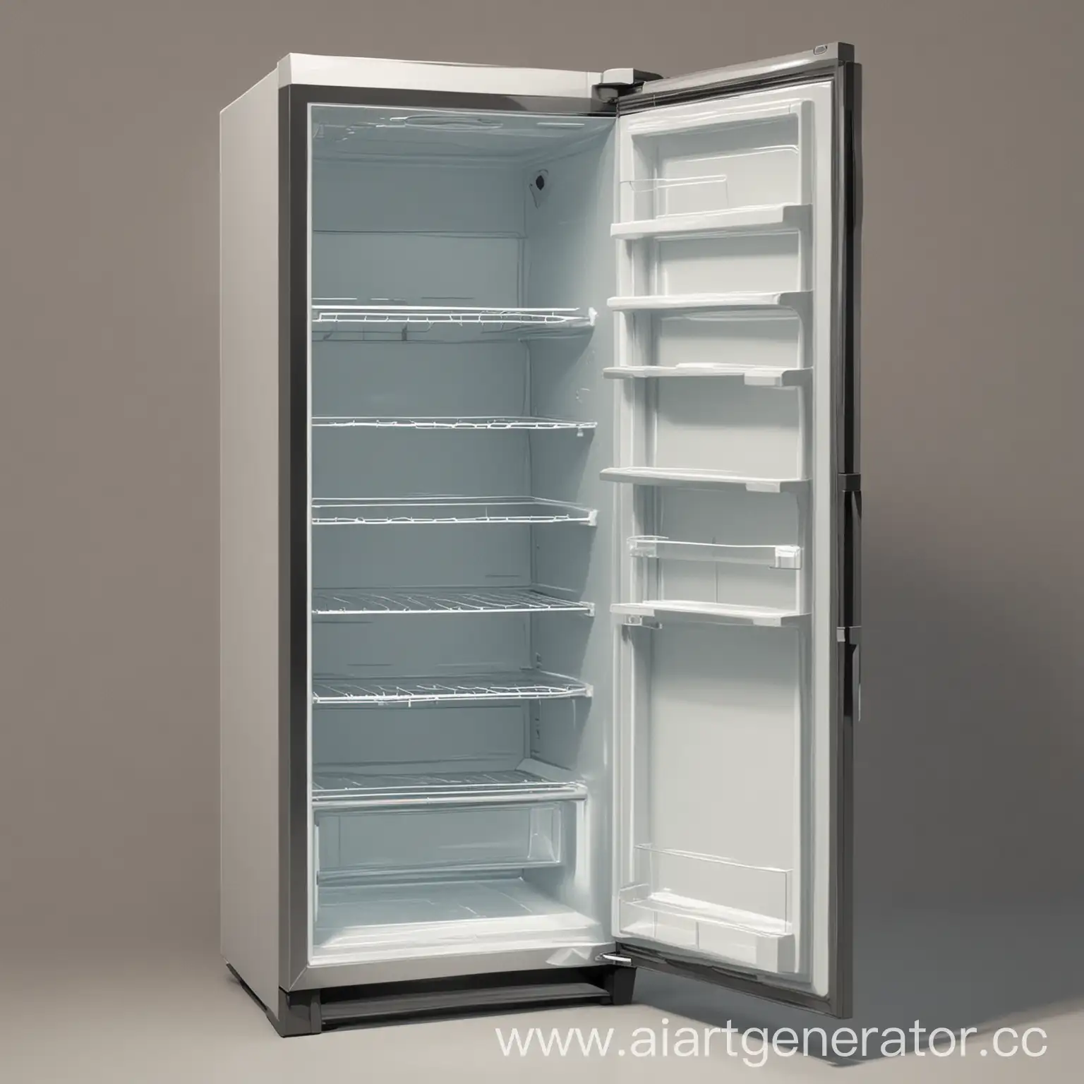 Anime-Style-Empty-Fridge-Illustration-with-Minimalistic-Design