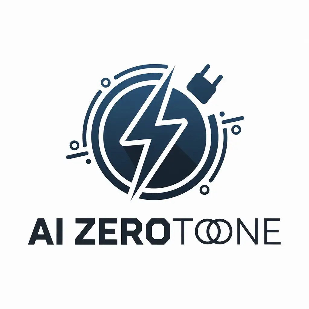 LOGO Design for AI Zerotoone Vector Charger Symbol for Technology Industry