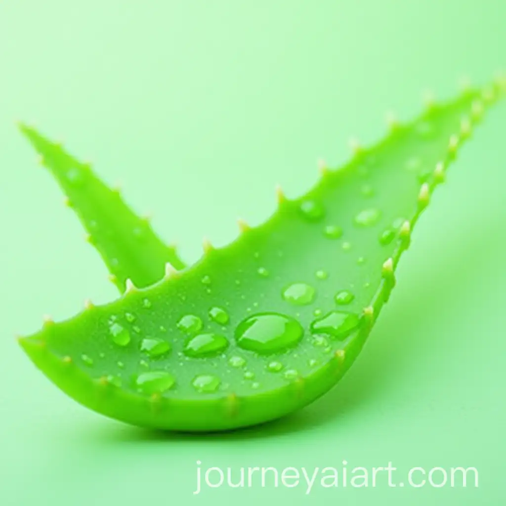 Fresh-Aloe-Vera-Leaf-with-Water-Droplets-on-Clear-Background