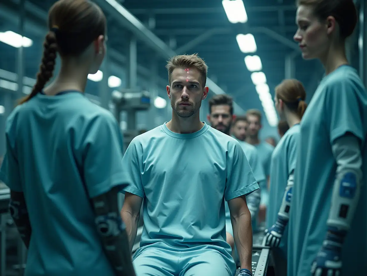 Dystopian-Scene-of-Humans-on-Assembly-Line-with-Robots-Implanting-Microchips