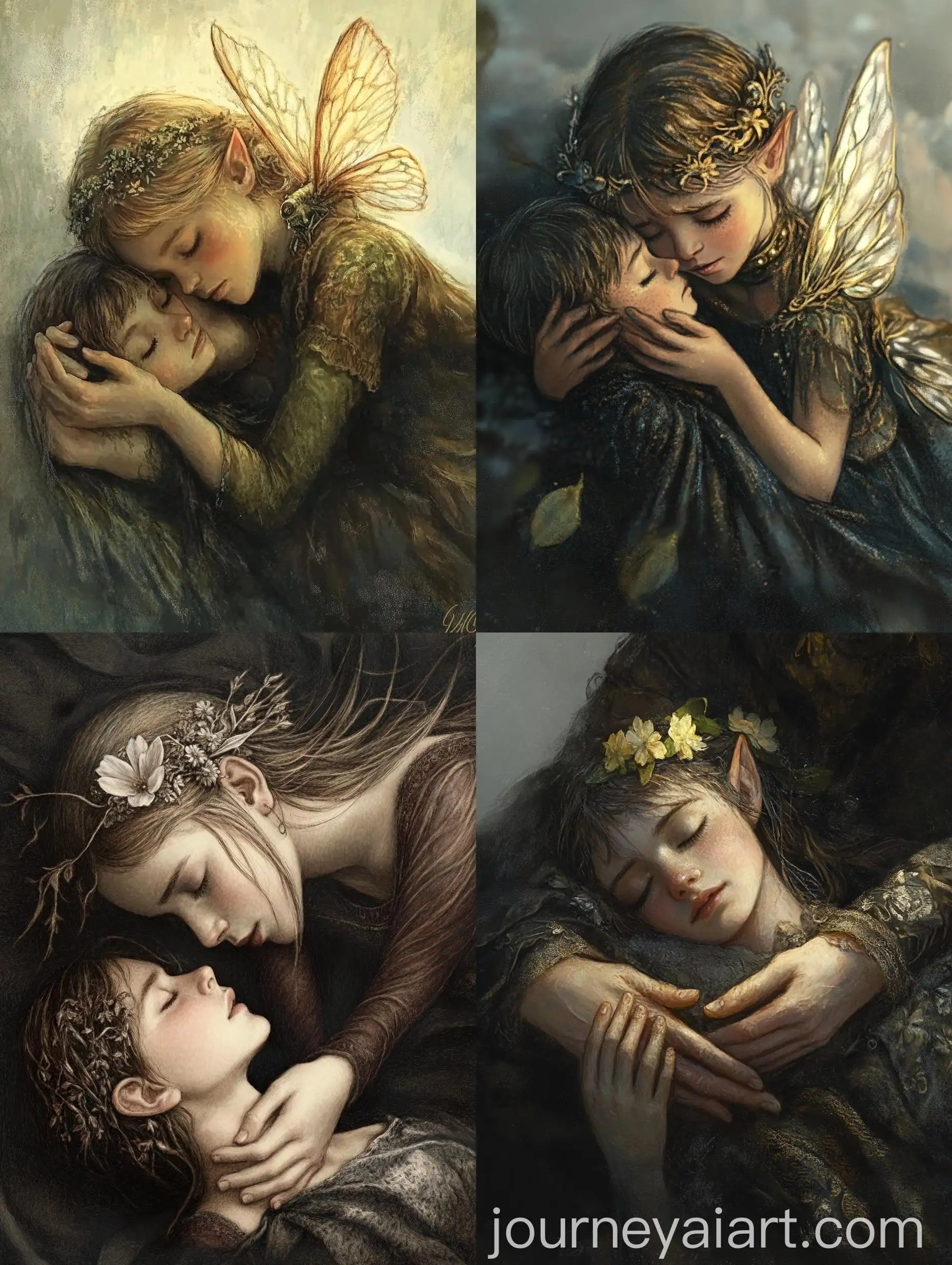 Pixie-Comforting-Dying-Friend-with-Soft-Smile