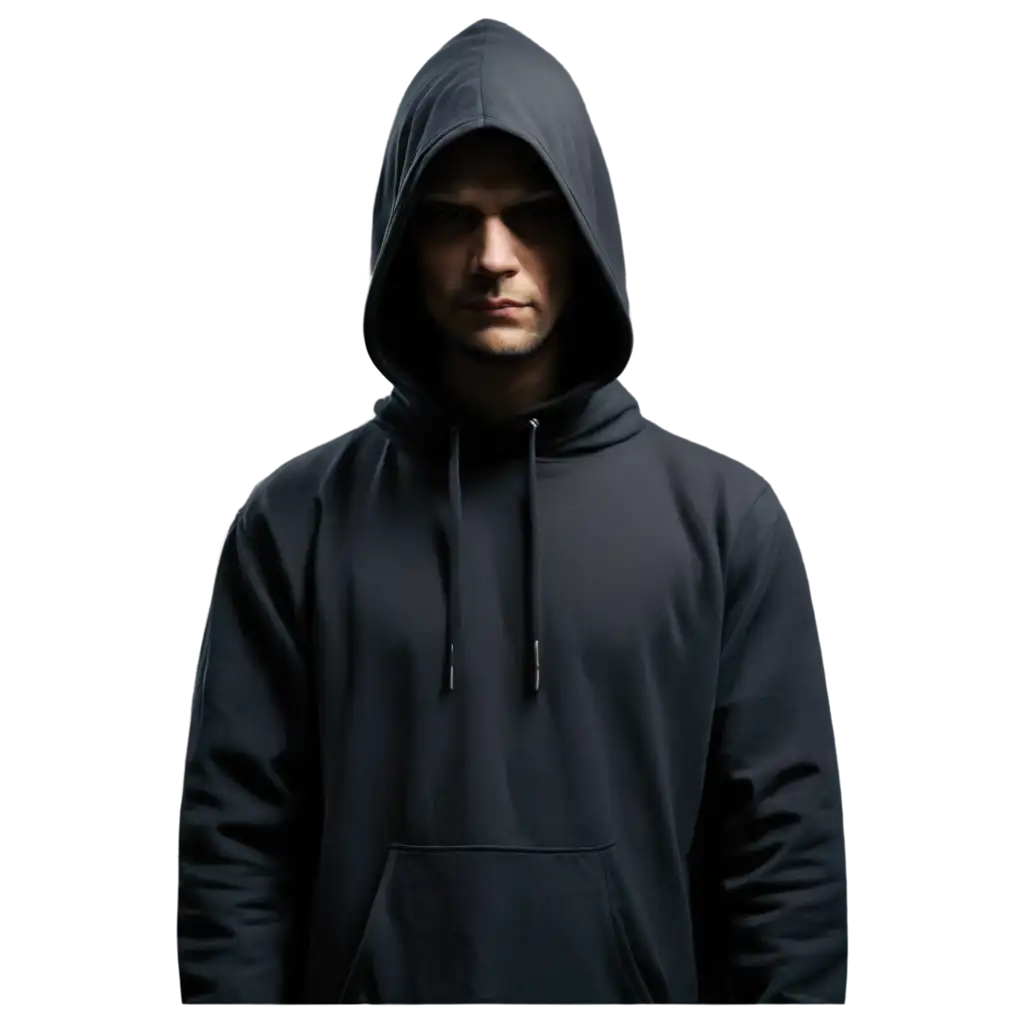 MPNG-Image-Usage-Scenariosysterious-Shadowed-Face-PNG-Dark-Figure-in-Black-Hooded-Cape