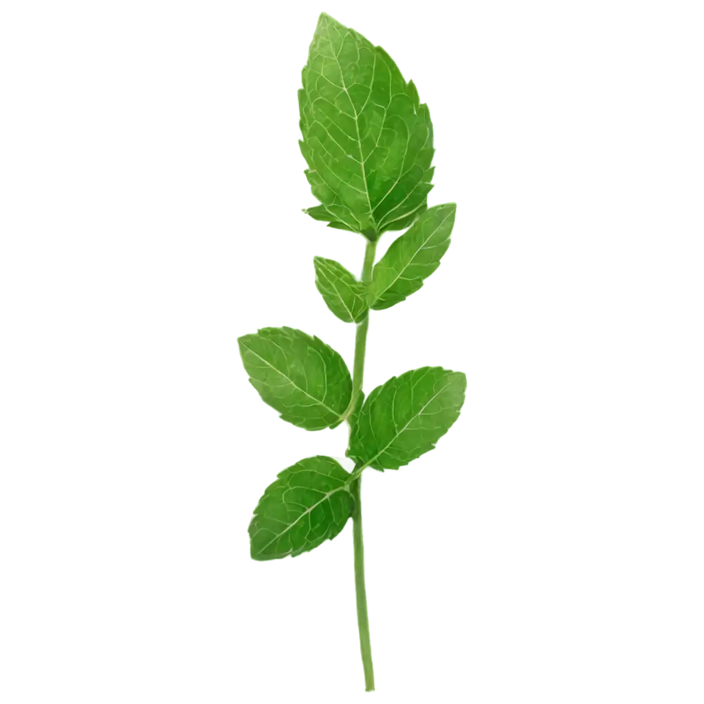 HighQuality-PNG-Image-of-Fresh-Mint-Leaves-for-Various-Creative-and-Commercial-Uses