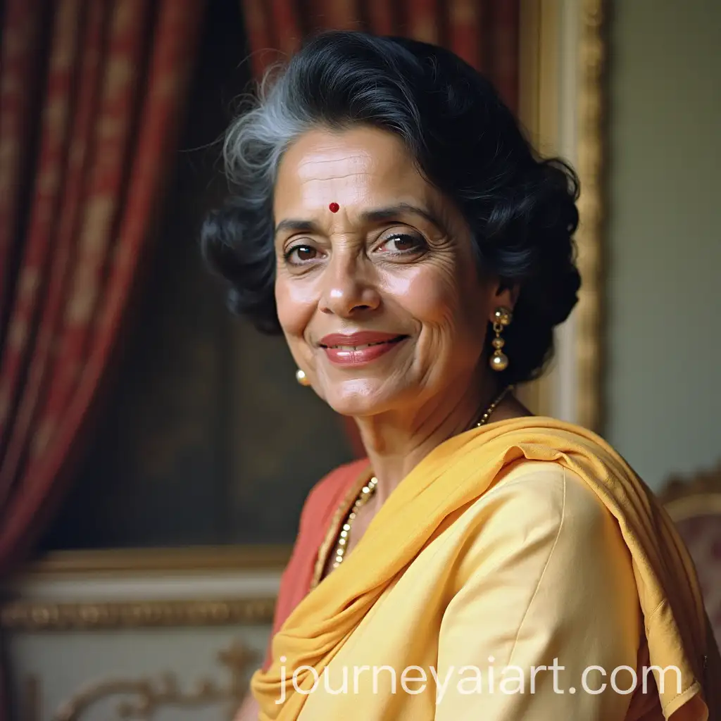 Portrait-of-Indian-Prime-Minister-IndiraAI-Image-Prompt-Expansion-Gandhi