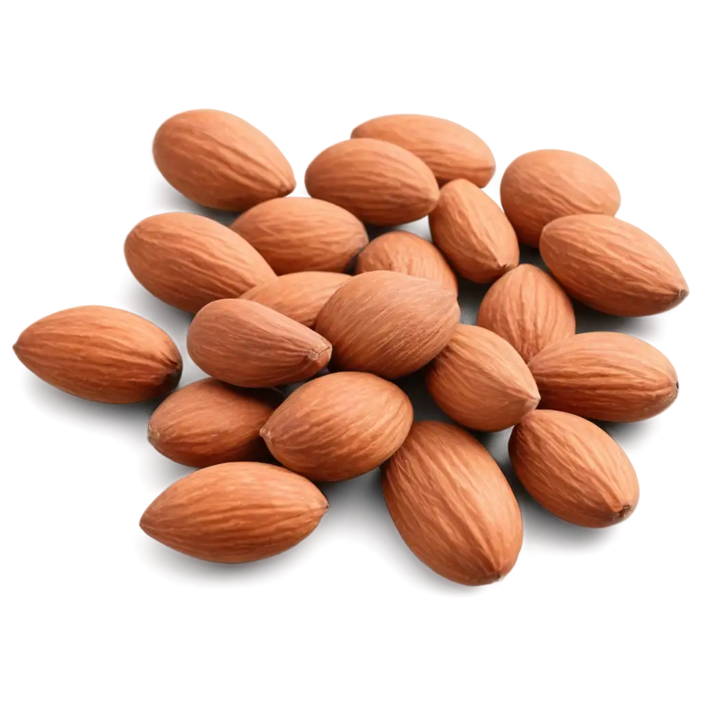 Whole-Almonds-Isolated-on-White-Background-PNG-for-HighQuality-Visuals