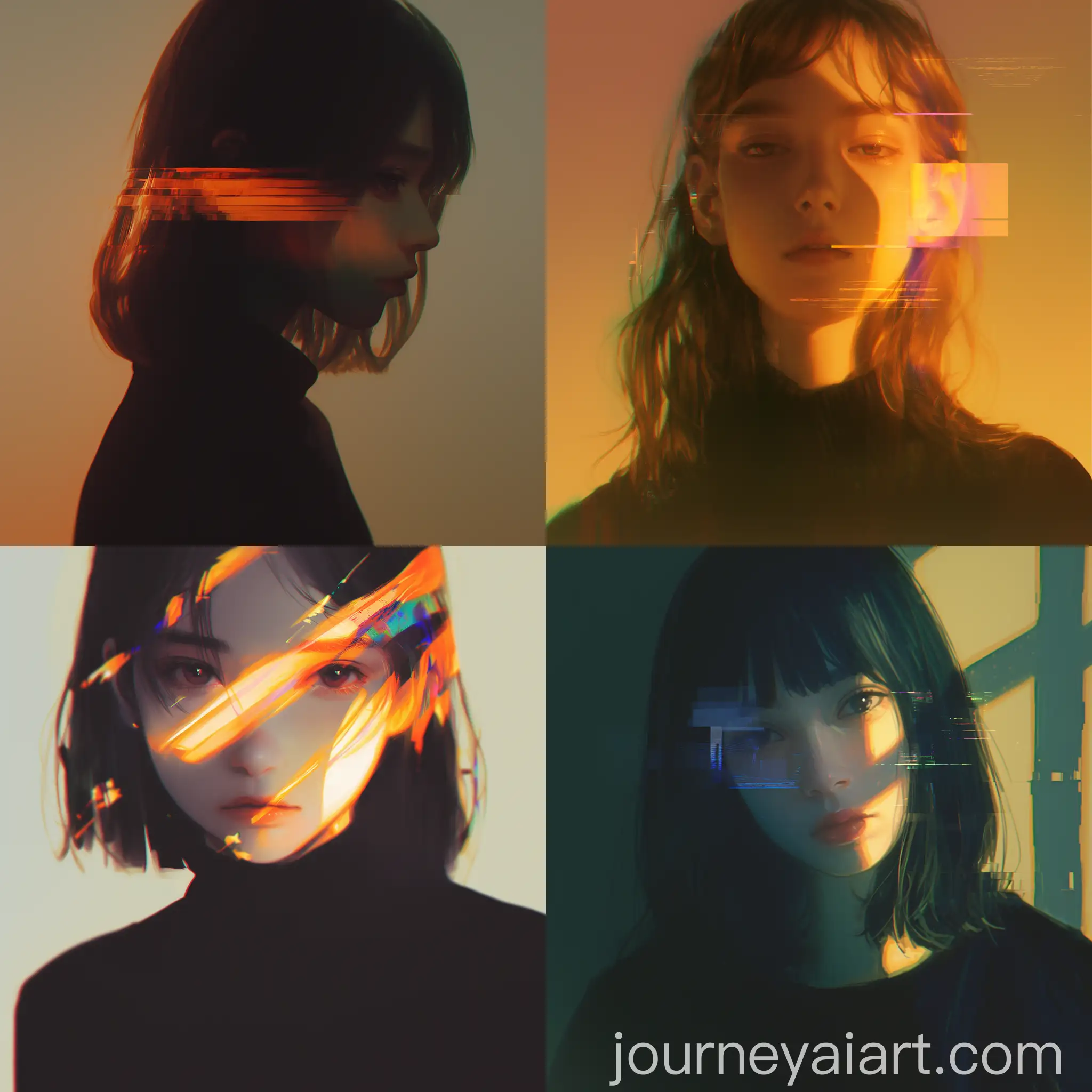 Cinematic-Portrait-of-a-Girl-with-Glitch-Effect-Artistic-Photography