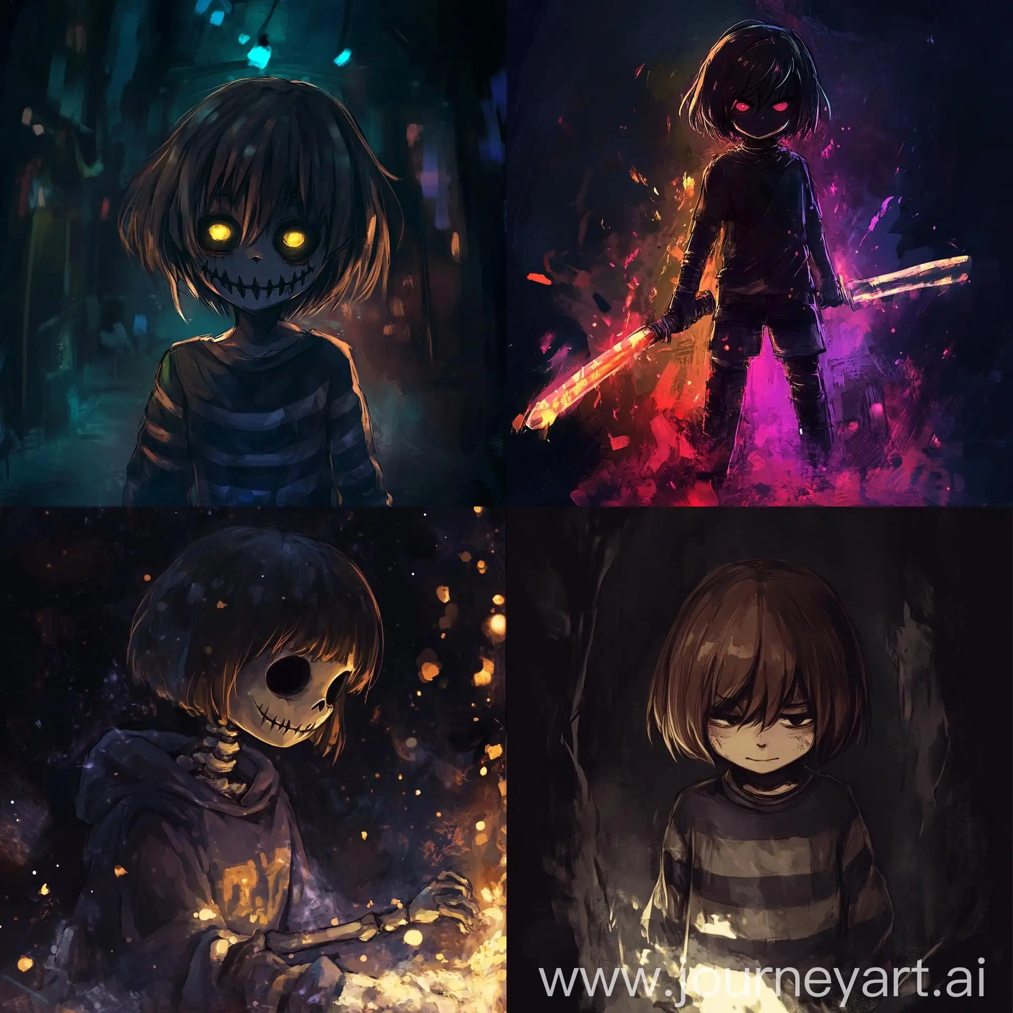 Frisk-from-Undertale-in-Dark-Fantasy-Style