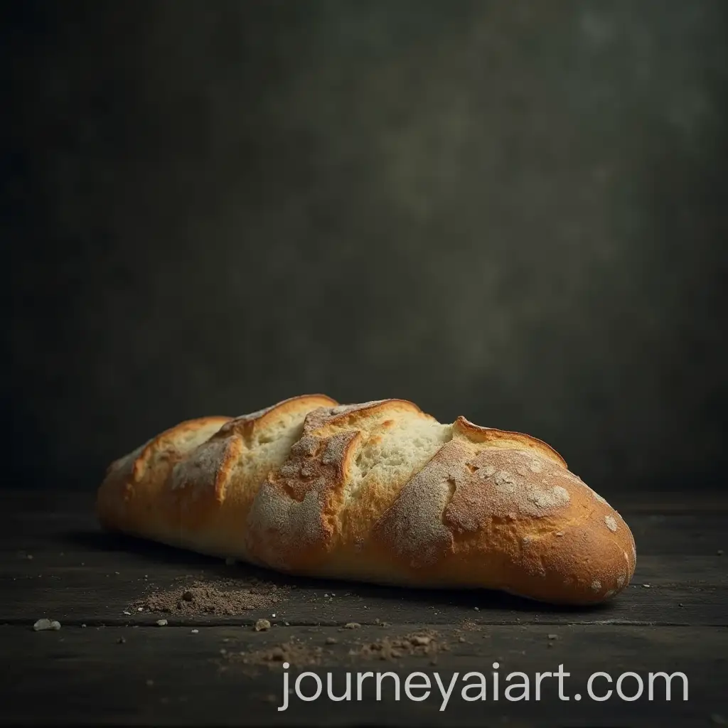 Lonely-Piece-of-Bread-on-the-Ground-Sad-and-Realistic-Photograph
