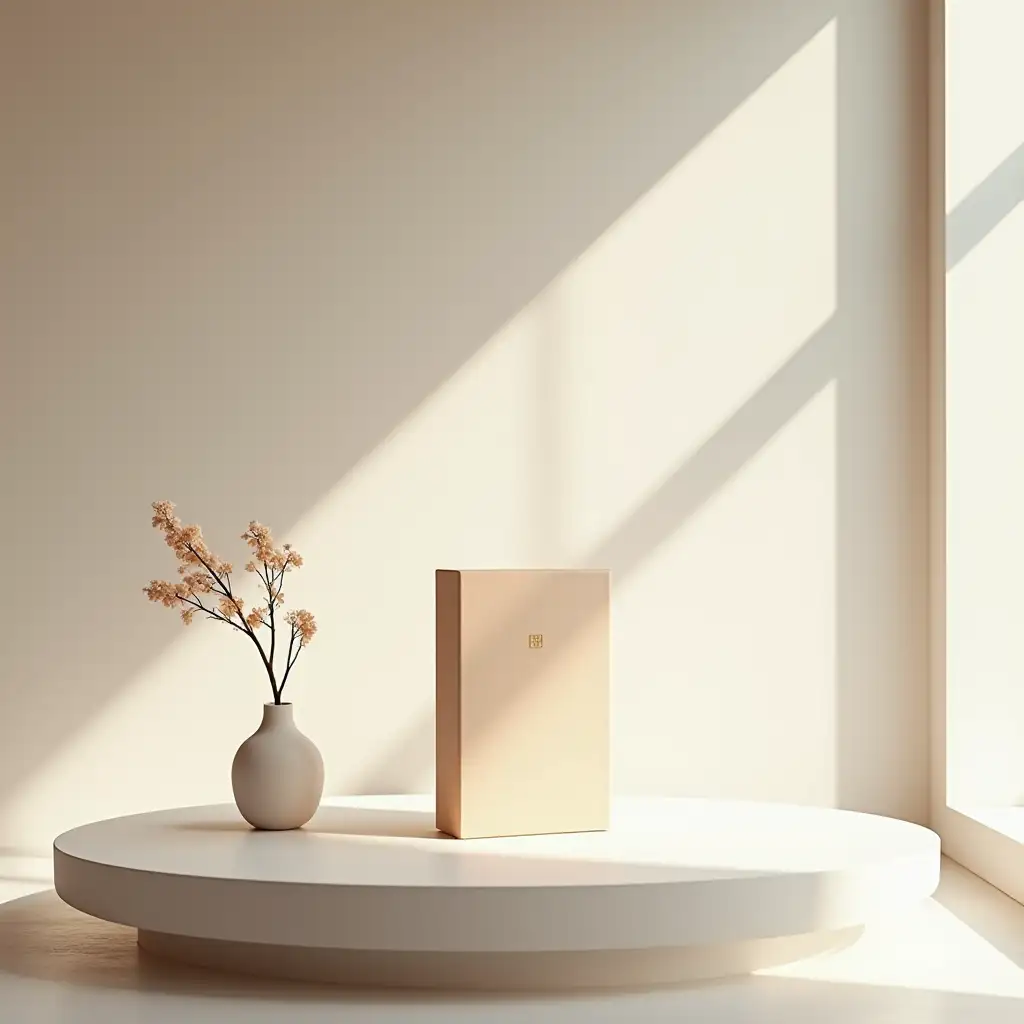 Minimalist-Modern-HighEnd-Packaging-with-Vase-and-Sunlight