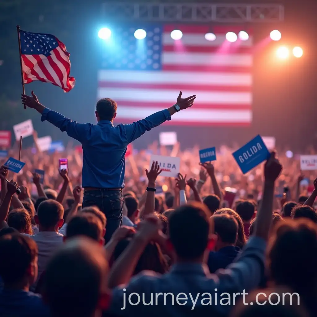 Vibrant-Democrat-Campaign-Rally-with-Enthusiastic-Supporters