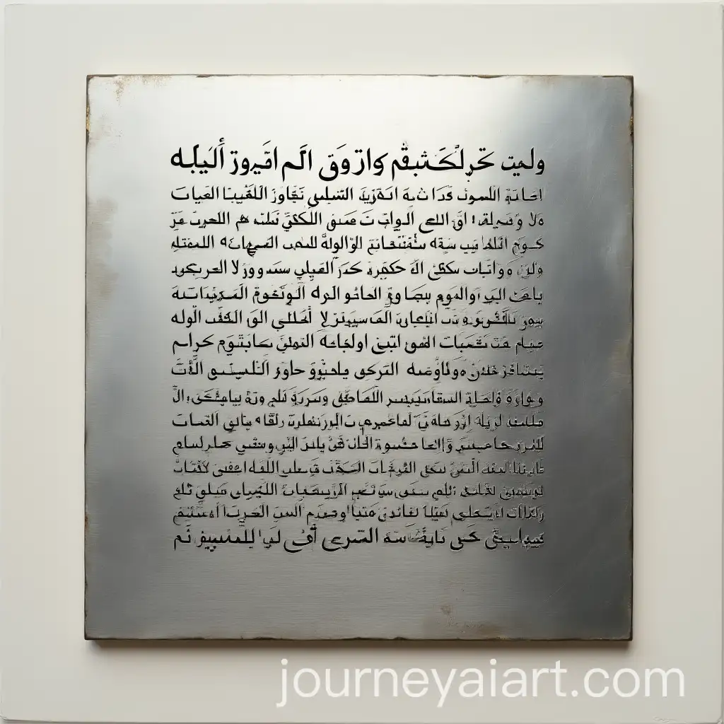 Intricate-Engraved-Arabic-Script-on-Metal-Intaglio-Printmaking-Plate
