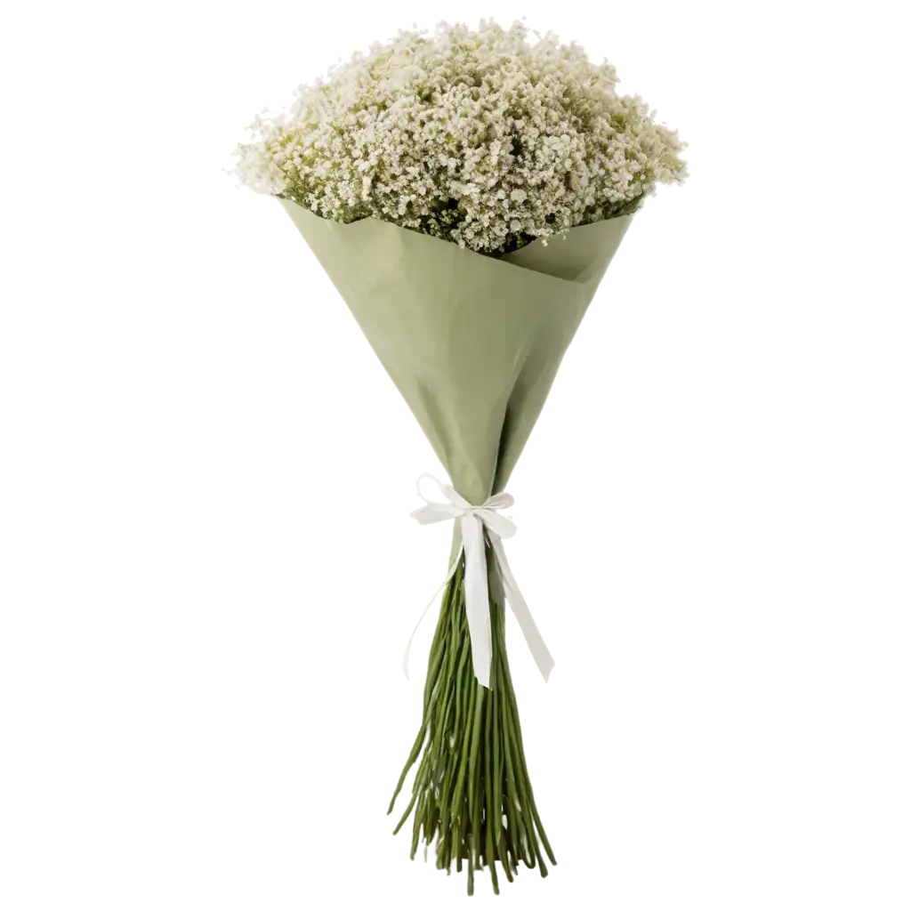 Stunning-Gypsophila-Bouquet-PNG-HighQuality-Image-for-Versatile-Use