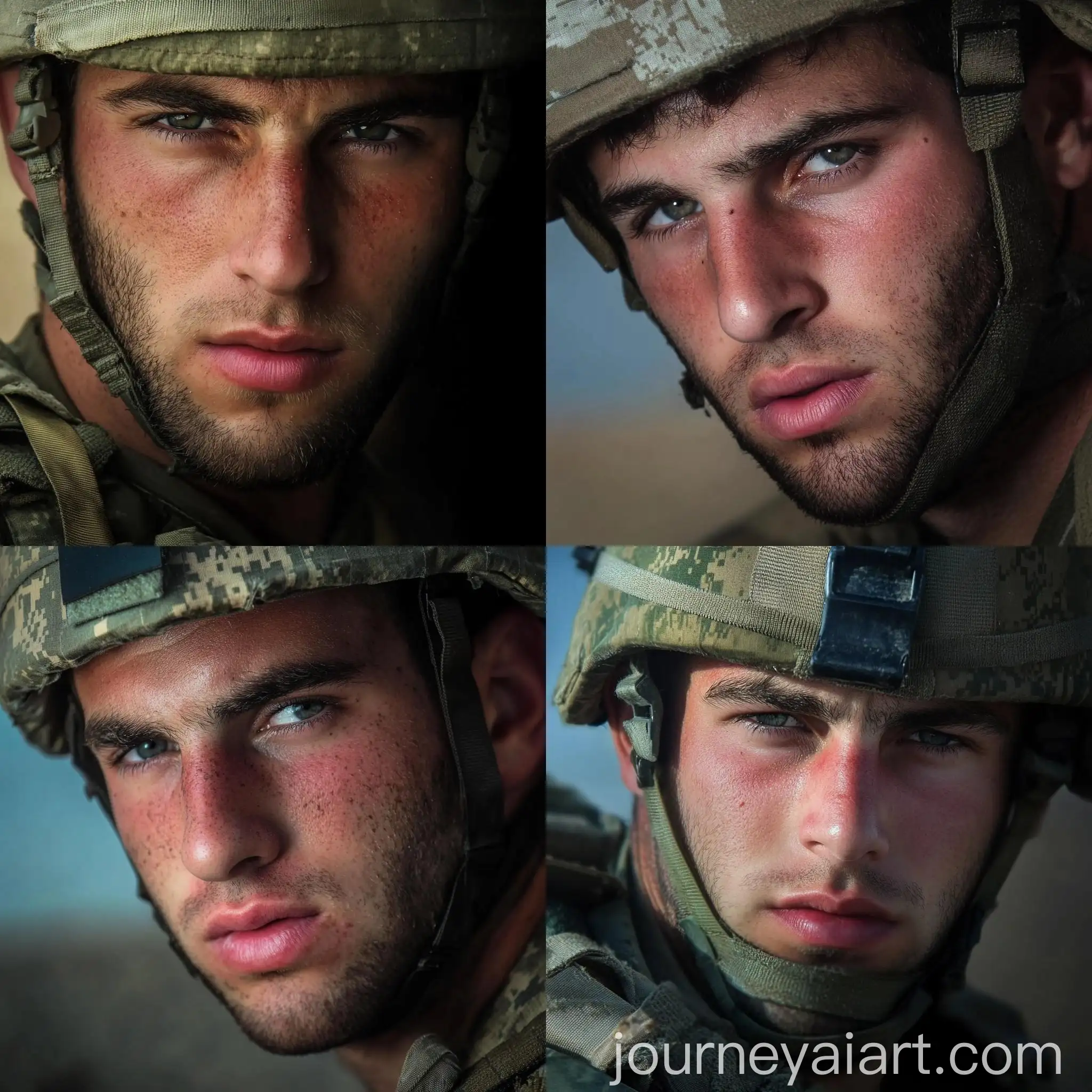 Intense-CloseUp-of-Israeli-Soldier