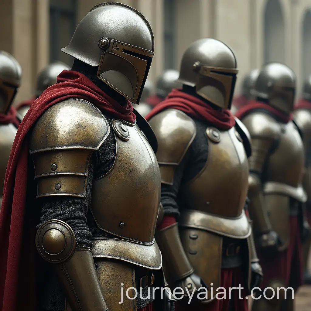 Warriors-in-Full-Armor-Standing-Strong