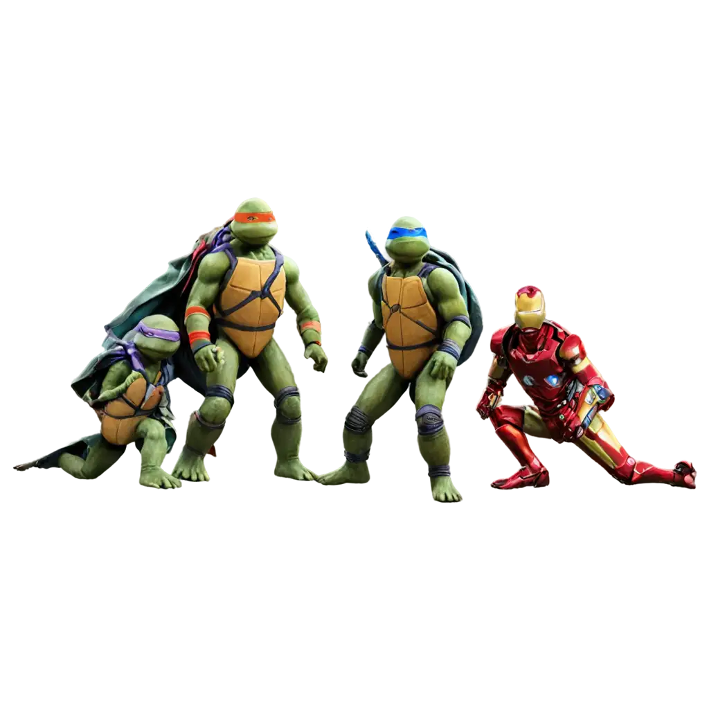 Ninja Turtles and Iron Man