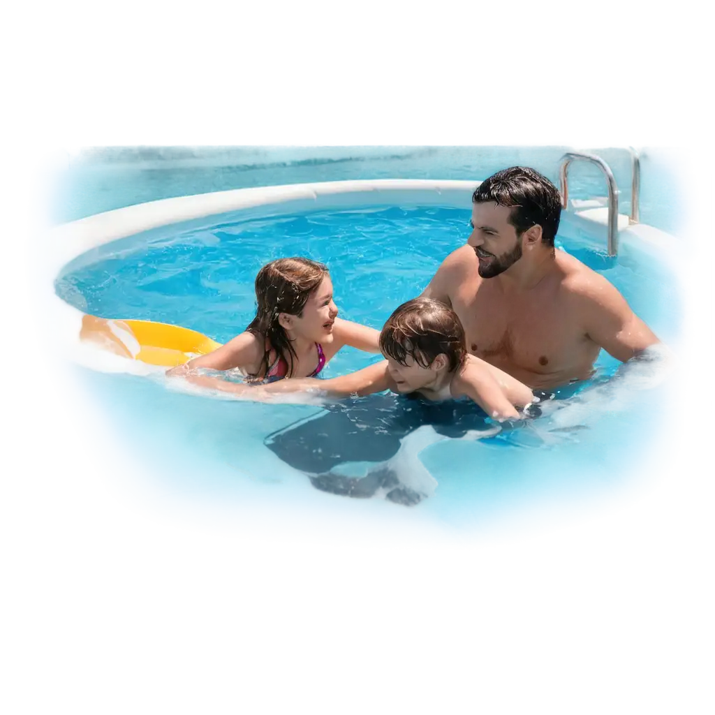 Family-Playing-in-the-Pool-Vibrant-PNG-Image-for-Summer-Fun